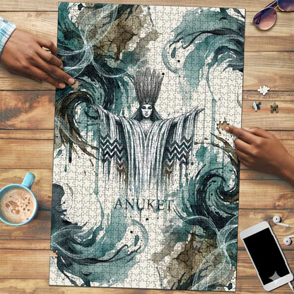 Anuket Egyptian Puzzle Goddess of the Nile Flowing Water Gazelle Spirit The Embracer