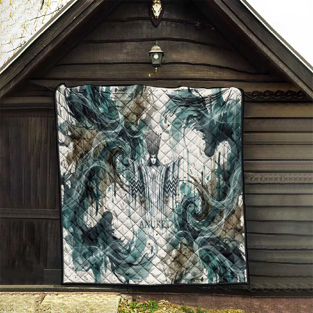 Anuket Egyptian Quilt Goddess of the Nile Flowing Water Gazelle Spirit The Embracer