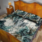 Anuket Egyptian Quilt Bed Set Goddess of the Nile Flowing Water Gazelle Spirit The Embracer