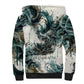 Anuket Egyptian Sherpa Hoodie Goddess of the Nile Flowing Water Gazelle Spirit The Embracer