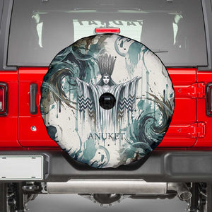 Anuket Egyptian Spare Tire Cover Goddess of the Nile Flowing Water Gazelle Spirit The Embracer