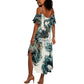 Anuket Egyptian Summer Maxi Dress Goddess of the Nile Flowing Water Gazelle Spirit The Embracer