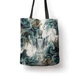 Anuket Egyptian Tote Bag Goddess of the Nile Flowing Water Gazelle Spirit The Embracer