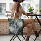 Anuket Egyptian Tote Bag Goddess of the Nile Flowing Water Gazelle Spirit The Embracer