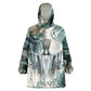 Anuket Egyptian Wearable Blanket Hoodie Goddess of the Nile Flowing Water Gazelle Spirit The Embracer