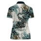 Anuket Egyptian Women Polo Shirt Goddess of the Nile Flowing Water Gazelle Spirit The Embracer