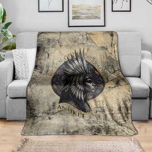 Anuket Blanket Egyptian Queen of the Cataracts Ankh Symbol