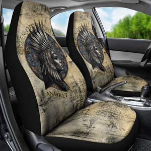 Anuket Car Seat Cover Egyptian Queen of the Cataracts Ankh Symbol