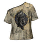 Anuket Cross Shoulder Shirt Egyptian Queen of the Cataracts Ankh Symbol
