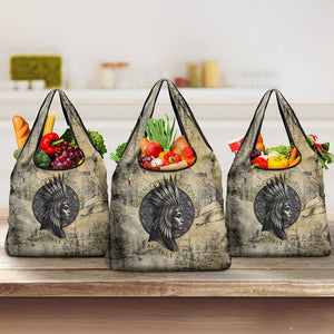 Anuket Grocery Bag Egyptian Queen of the Cataracts Ankh Symbol