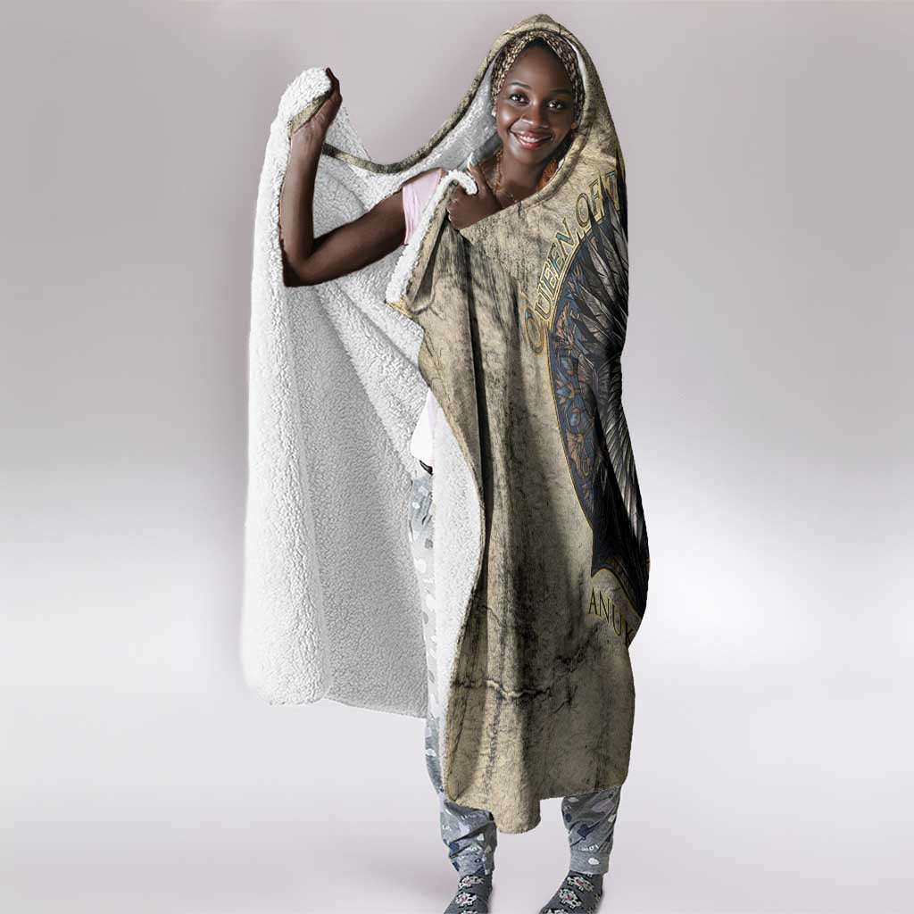 Anuket Hooded Blanket Egyptian Queen of the Cataracts Ankh Symbol