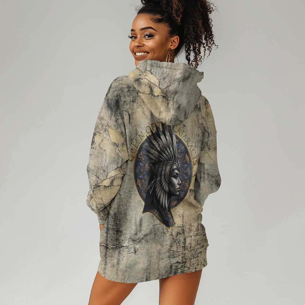 Anuket Hoodie Dress Egyptian Queen of the Cataracts Ankh Symbol