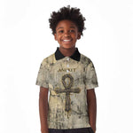 Anuket Kid Polo Shirt Egyptian Queen of the Cataracts Ankh Symbol