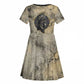 Anuket Kid Short Sleeve Dress Egyptian Queen of the Cataracts Ankh Symbol