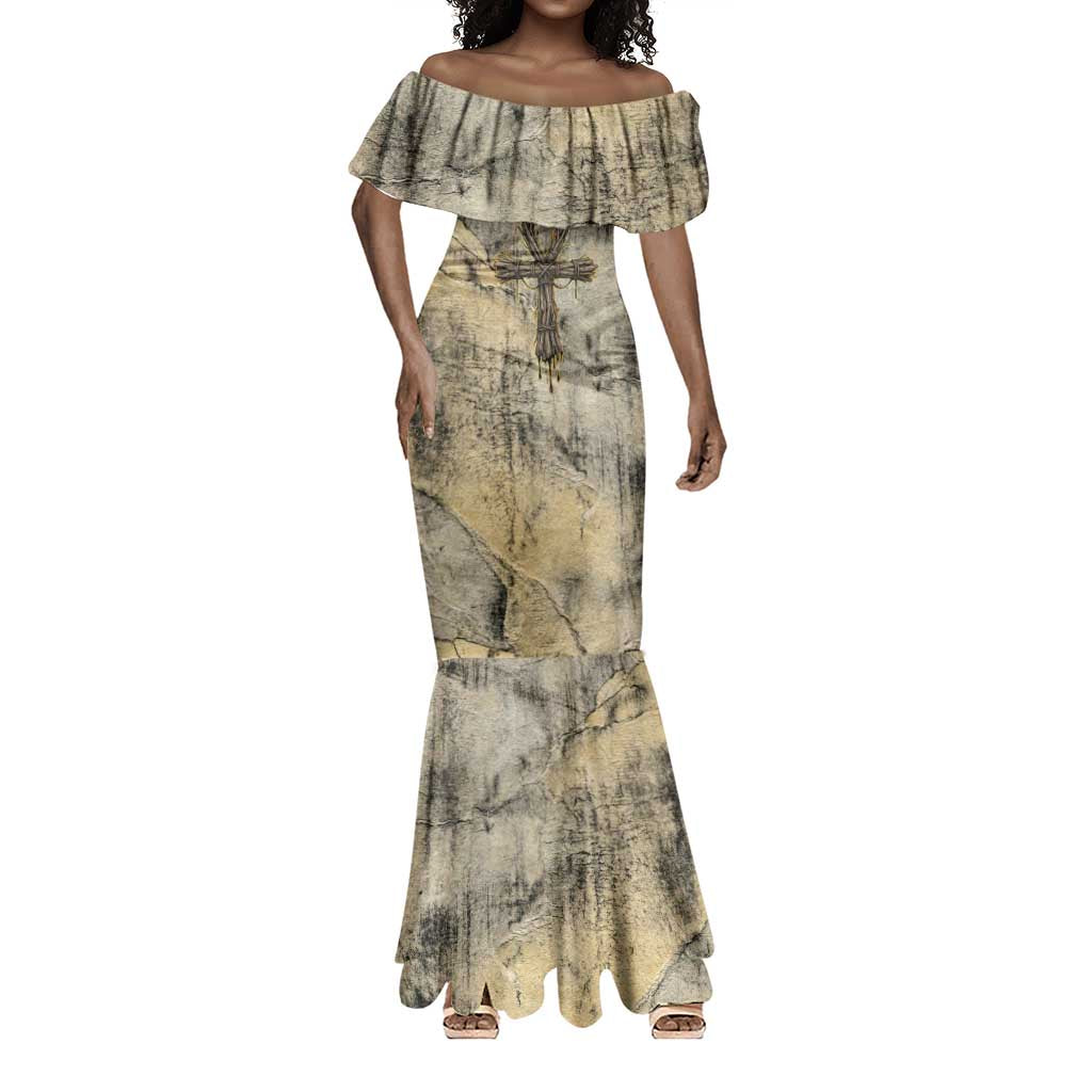 Anuket Mermaid Dress Egyptian Queen of the Cataracts Ankh Symbol