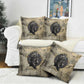 Anuket Pillow Cover Egyptian Queen of the Cataracts Ankh Symbol