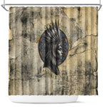 Anuket Shower Curtain Egyptian Queen of the Cataracts Ankh Symbol