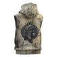 Anuket Sleeveless Hoodie Egyptian Queen of the Cataracts Ankh Symbol