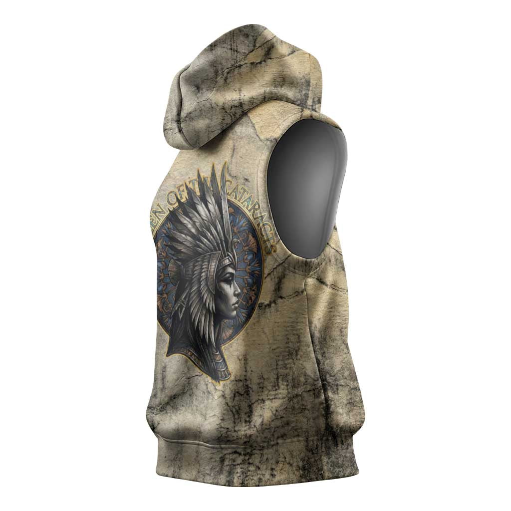 Anuket Sleeveless Hoodie Egyptian Queen of the Cataracts Ankh Symbol