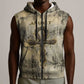 Anuket Sleeveless Zip Hoodie Egyptian Queen of the Cataracts Ankh Symbol