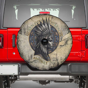 Anuket Spare Tire Cover Egyptian Queen of the Cataracts Ankh Symbol