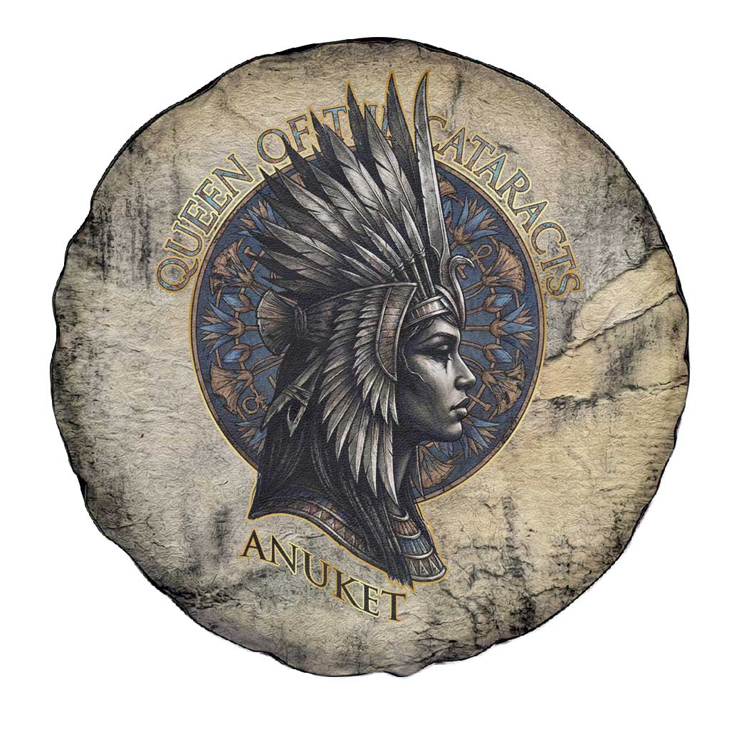 Anuket Spare Tire Cover Egyptian Queen of the Cataracts Ankh Symbol