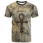 Anuket T shirt Egyptian Queen of the Cataracts Ankh Symbol