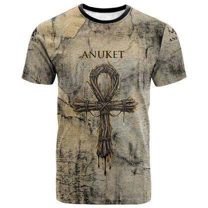 Anuket T shirt Egyptian Queen of the Cataracts Ankh Symbol