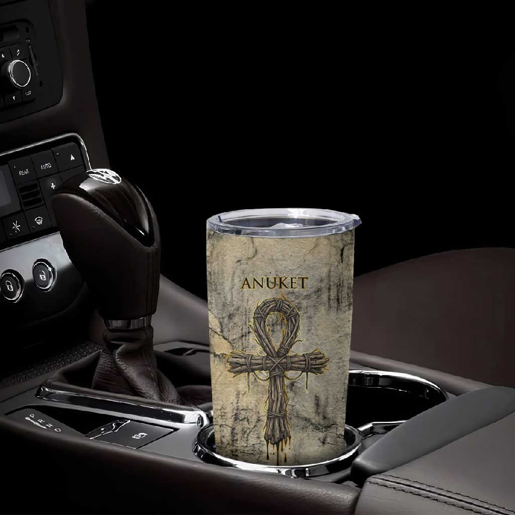 Anuket Tumbler Cup Egyptian Queen of the Cataracts Ankh Symbol