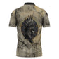Anuket Zipper Polo Shirt Egyptian Queen of the Cataracts Ankh Symbol