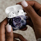 Bastet Egyptian AirPods Case Cat Goddess Cosmic Protector Moon Magic Night Sky