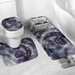 Bastet Egyptian Bathroom Set Cat Goddess Cosmic Protector Moon Magic Night Sky