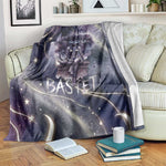 Bastet Egyptian Blanket Cat Goddess Cosmic Protector Moon Magic Night Sky