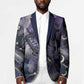 Bastet Egyptian Blazer Cat Goddess Cosmic Protector Moon Magic Night Sky