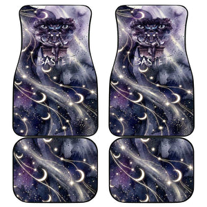 Bastet Egyptian Car Mats Cat Goddess Cosmic Protector Moon Magic Night Sky