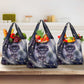 Bastet Egyptian Grocery Bag Cat Goddess Cosmic Protector Moon Magic Night Sky