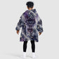 Bastet Egyptian Kid Wearable Blanket Hoodie Cat Goddess Cosmic Protector Moon Magic Night Sky