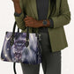Bastet Egyptian Leather Bag Cat Goddess Cosmic Protector Moon Magic Night Sky