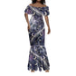 Bastet Egyptian Mermaid Dress Cat Goddess Cosmic Protector Moon Magic Night Sky