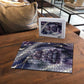 Bastet Egyptian Puzzle Cat Goddess Cosmic Protector Moon Magic Night Sky