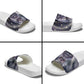 Bastet Egyptian Slide Sandals Cat Goddess Cosmic Protector Moon Magic Night Sky