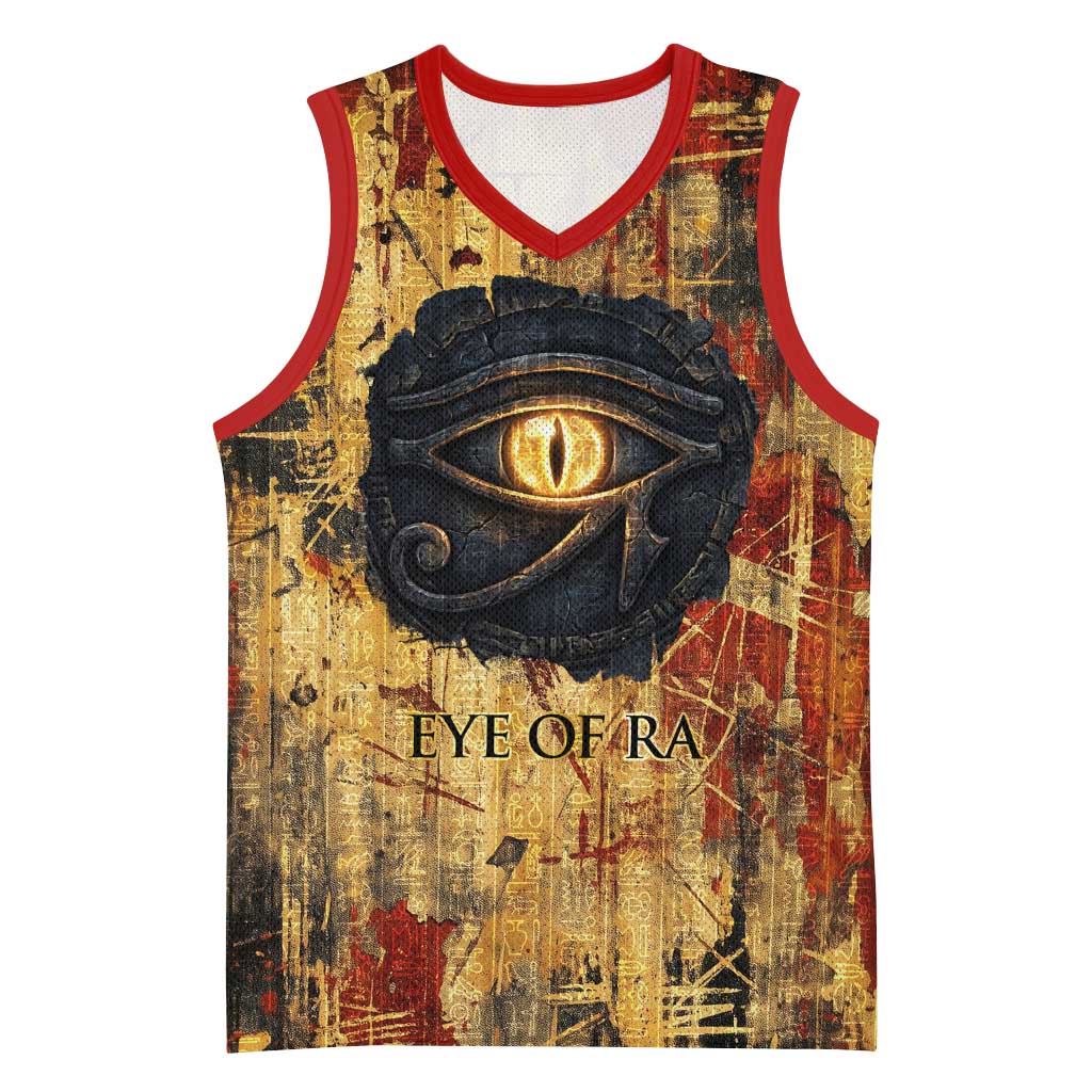 Bastet Egyptian Basketball Jersey Eye of Ra Cat Goddess Lady of Dread Ancient Power