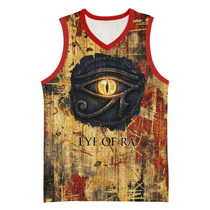 Bastet Egyptian Basketball Jersey Eye of Ra Cat Goddess Lady of Dread Ancient Power