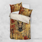 Bastet Egyptian Bedding Set Eye of Ra Cat Goddess Lady of Dread Ancient Power