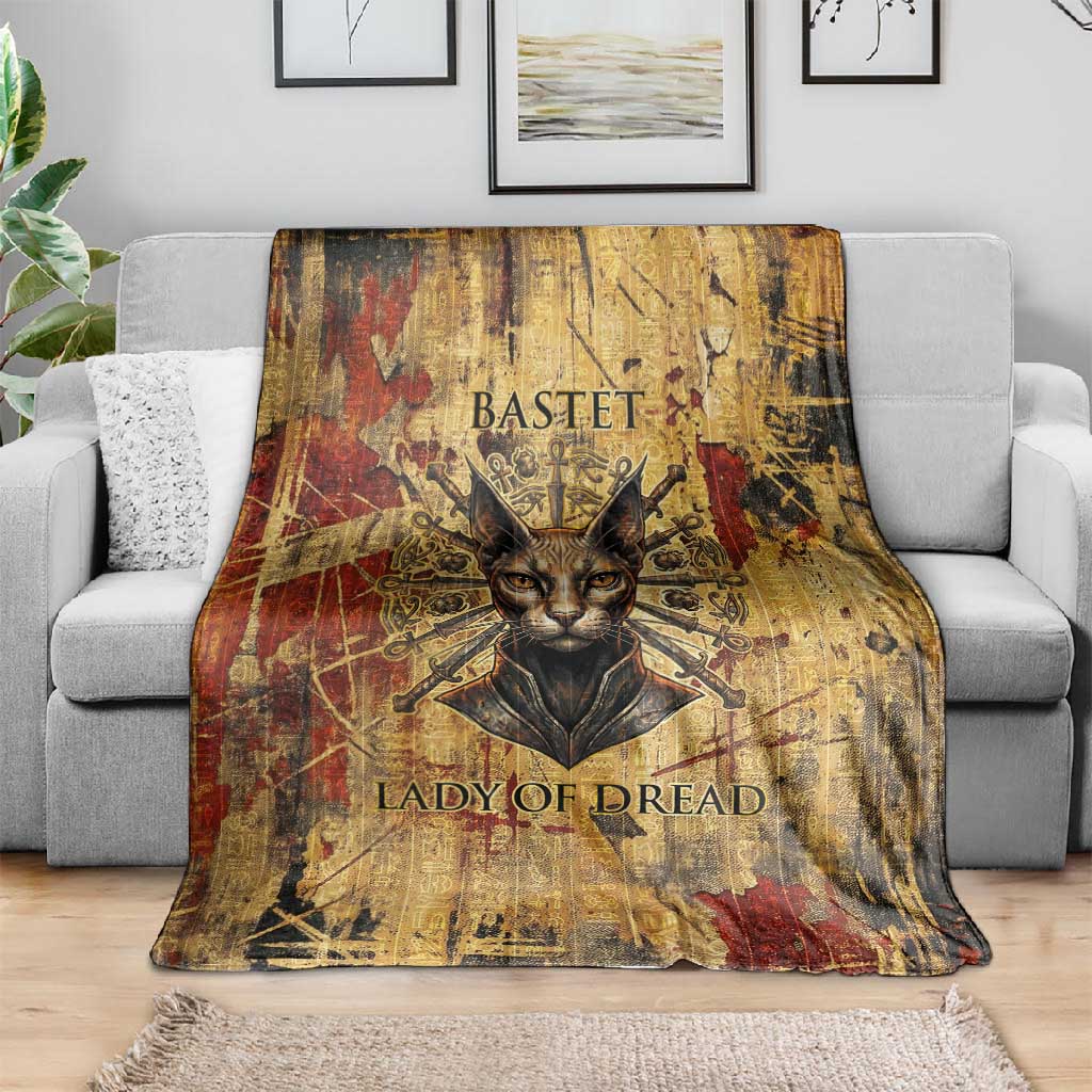 Bastet Egyptian Blanket Eye of Ra Cat Goddess Lady of Dread Ancient Power