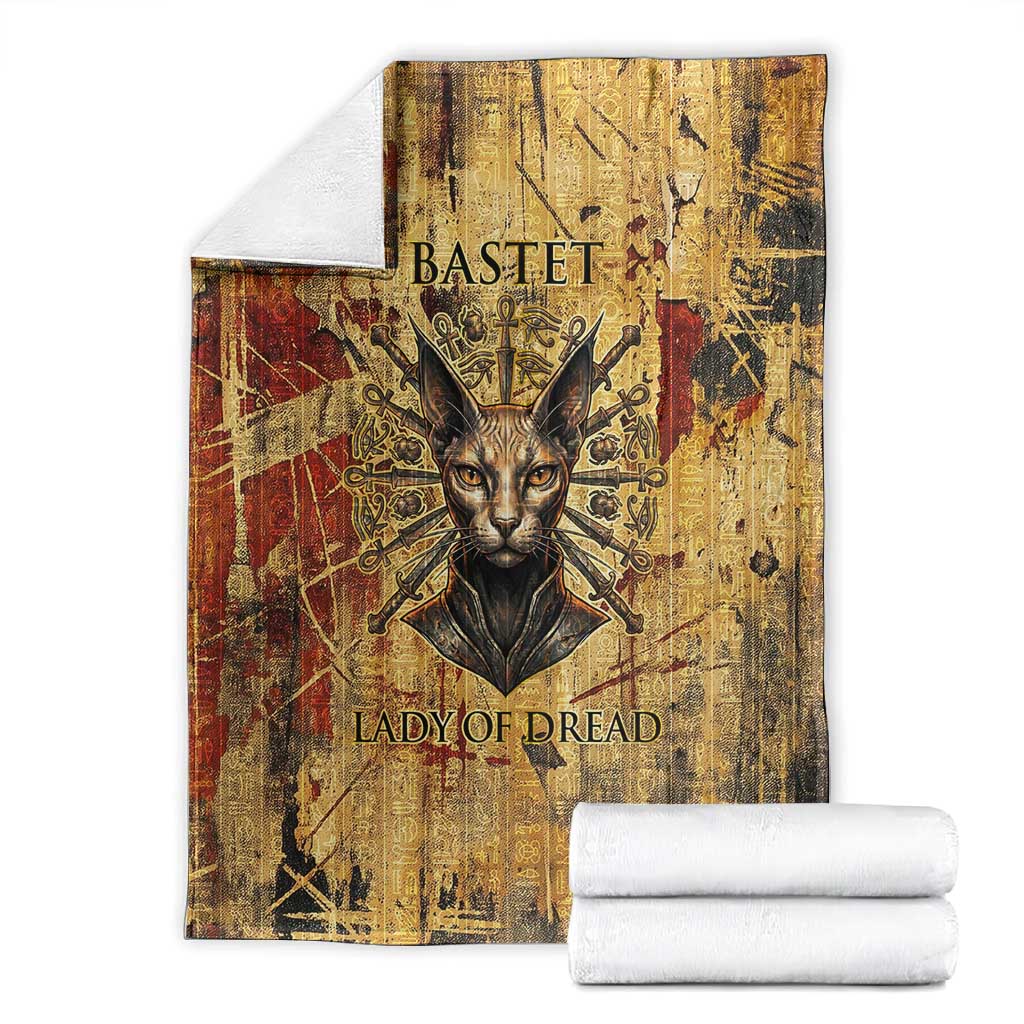 Bastet Egyptian Blanket Eye of Ra Cat Goddess Lady of Dread Ancient Power