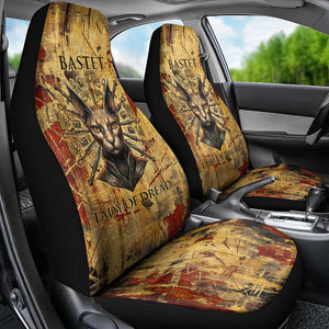 Bastet Egyptian Car Seat Cover Eye of Ra Cat Goddess Lady of Dread Ancient Power