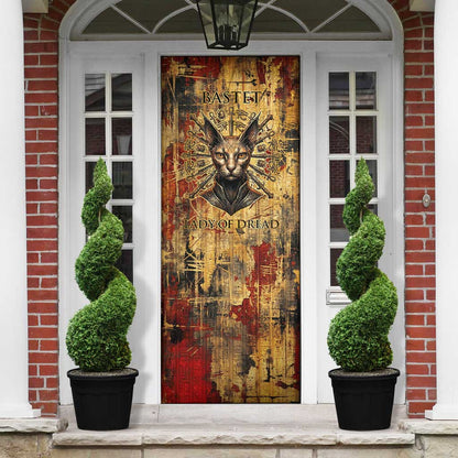 Bastet Egyptian Door Cover Eye of Ra Cat Goddess Lady of Dread Ancient Power