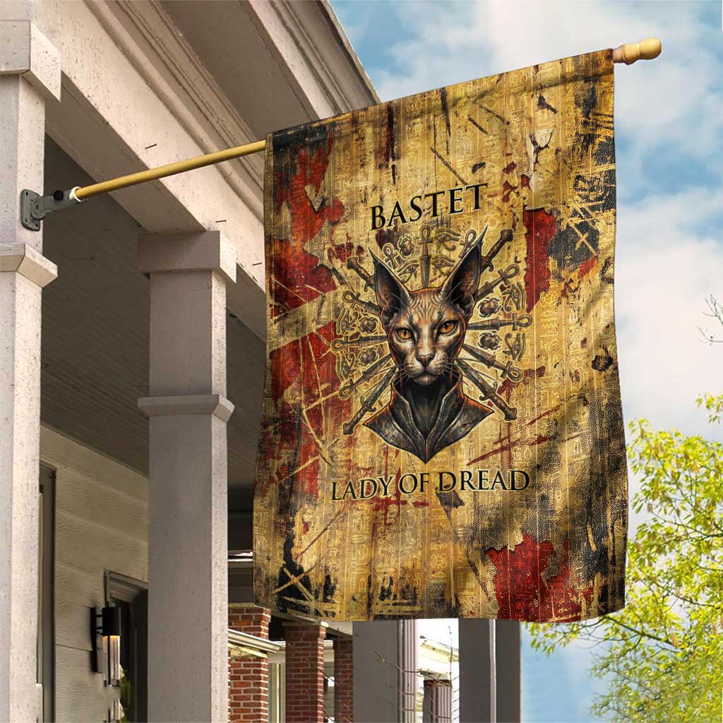 Bastet Egyptian Garden Flag Eye of Ra Cat Goddess Lady of Dread Ancient Power