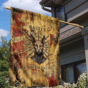 Bastet Egyptian Garden Flag Eye of Ra Cat Goddess Lady of Dread Ancient Power